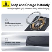 Baseus EnerFill FM11 Ultra-Mini Magnetic Power Bank 10000mAh Cosmic Black - P1008210E123-00