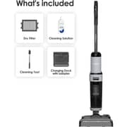 Tineco Floor ONE i5 Stretch Wet Dry Vacuum Cleaner,Vacuum & Mop in One Step,180° Lay-flat Design,Anti-Tangle Design,Dual-sided Edge Cleaning,Up to 30* minutes Runtime,Large-Capacity Water Tanks