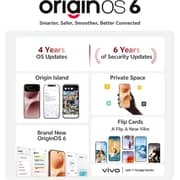 فيفو V70 (256 جيجابايت، 12 جيجابايت) ثنائي الشريحة يدعم 5G لون بني