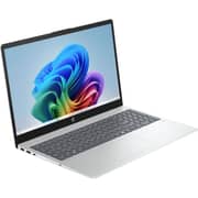 HP OmniBook 3 (2026) Copilot+ PC - AMD Ryzen AI 5-340 / 15.6inch FHD / 1TB SSD / 24GB RAM / Shared AMD Radeon 840M Graphics / Windows 11 Home / English & Arabic Keyboard / Glacier Silver / Middle East Version - [15-FN0008AI]