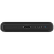 باور بانك موفي سعة 5000 مللي أمبير مع سلك USB-C لون أسود 401112180