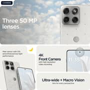 Motorola Edge 70 5G 512GB 12GB RAM Pantone Cloud Dancer Dual Sim Smartphone + Moto Buds Loop Swarovski