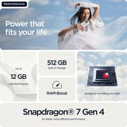 Motorola Edge 70 5G 512GB 12GB RAM Pantone Cloud Dancer Dual Sim Smartphone + Moto Buds Loop Swarovski