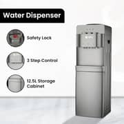 SPJ ABS Top Load Water Dispenser Grey - WDTX-GRCN009