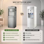 SPJ ABS Top Load Water Dispenser Grey - WDTX-GRCN009