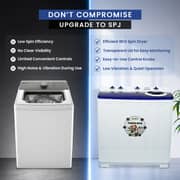 SPJ Semi Automatic Washing Machine 15 kg - TLWTU-15SAM