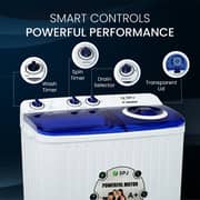 SPJ Semi Automatic Washing Machine 9 kg - TLWTU-10SAM