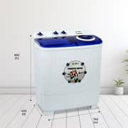 SPJ Semi Automatic Washing Machine 9 kg - TLWTU-10SAM