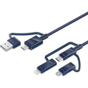 Promate PentaPower 6-in-1 Cable 1.2m Navy