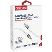 Promate TransLine USB-C Cable 1.2m Pink
