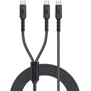 Promate PowerLink Dual USB-C Cable 1.4m White