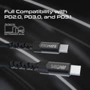 Promate PowerLink Dual USB-C Cable 1.4m White