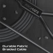 Promate PowerLink Dual USB-C Cable 1.4m White