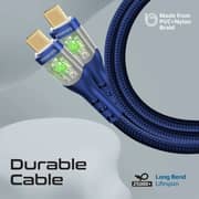 Promate TRANSLINE USB-C to USB-C Cable 2m Navy - CC200