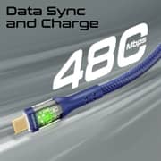 Promate TRANSLINE USB-C to USB-C Cable 2m Navy - CC200