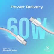 Promate ECOLINE USB-C to USB-C Cable 2m Pink - CC200