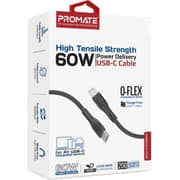 Promate XCORD USB-C to USB-C Cable 2m Black - CC200