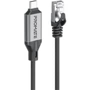 Promate CLINK USB-C to RJ45 Cable 5m Black