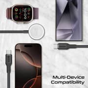 Promate FUSION USB-C to USB-C & Watch Cable 1.4m Black