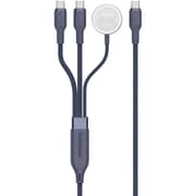 Promate FUSION USB-C to USB-C & Watch Cable 1.4m Blue