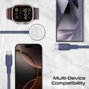 Promate FUSION USB-C to USB-C & Watch Cable 1.4m Blue