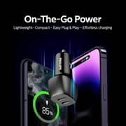 Philips USB-C Car Charger Black - DLP5522CC/00