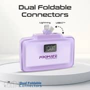 Promate PowerUp Power Bank Purple 10000mAh - 10Duo