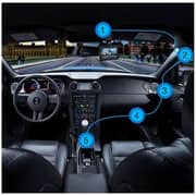Car A6s Pro Set Front & Back 4K Black Dashboard Camera