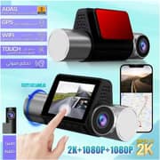 Car A6s Pro Set Front & Back 4K Black Dashboard Camera