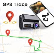 Car 3inch DVR 4K+2K Mini Dual Black Dashboard Camera