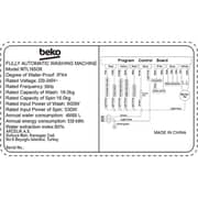 Beko Top Load Automatic Washing Machine 16 kg - WTL16SOK