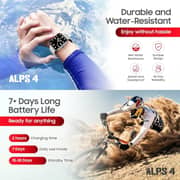 Swiss Military Alps 4 Smartwatch Silver + Victor 5 Earbuds White