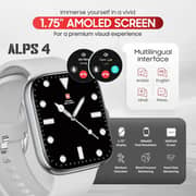 Swiss Military Alps 4 Smartwatch Silver + Victor 5 Earbuds White