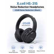 Xcell Wireless Over Ear Headphones Black