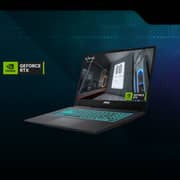 MSI Cyborg 15 Black Edition Gaming (2026) Laptop – 13th Gen / Intel Core i7-13620H / 15.6inch FHD / 512GB SSD / 16GB RAM / NVIDIA GeForce RTX 4050 GPU / Windows 11 Home / English & Arabic Keyboard / Translucent Black / Middle East Version – [A13VE]