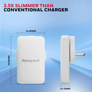 Honeywell Zest Ultra-Thin GaN 45W Wall Charger White - HC000075