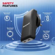 Honeywell Zest Ultra-Thin GaN 65W Wall Charger Black - HC000076