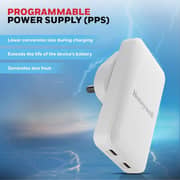 Honeywell Zest Ultra-Thin GaN 65W Wall Charger White - HC000077