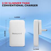 Honeywell Zest Ultra-Thin GaN 65W Wall Charger White - HC000077