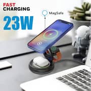 Honeywell Zest Trio Wireless Charger Grey - HC000083