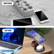 Honeywell Zest Trio Wireless Charger Grey - HC000083