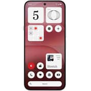 ناثينج فون (4a) برو (256 جيجابايت، 12 جيجابايت) ثنائي الشريحة يدعم 5G لون وردي + سماعات أذن + ساعة واتش برو