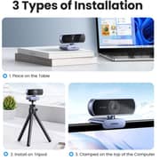Ugreen HD USB 1080P Webcam Grey - CM678-15728