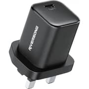 Riversong Wall Charger With USB-C - USB-C Cable Black - AD136T