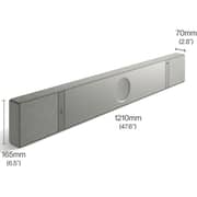 KEF XIO Silver Grey Soundbar