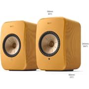 KEF LSX II HiFi Amber Haze Wireless Speakers 