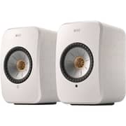 KEF LSX II HiFi Cotton White Wireless Speakers