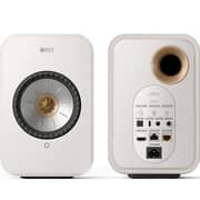 KEF LSX II HiFi Cotton White Wireless Speakers