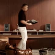 KEF Coda W Nickel Grey Bookshelf Speakers