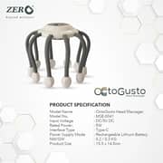 Zero Beyond Wellness OctoGusto Head Massager - MSE-0041